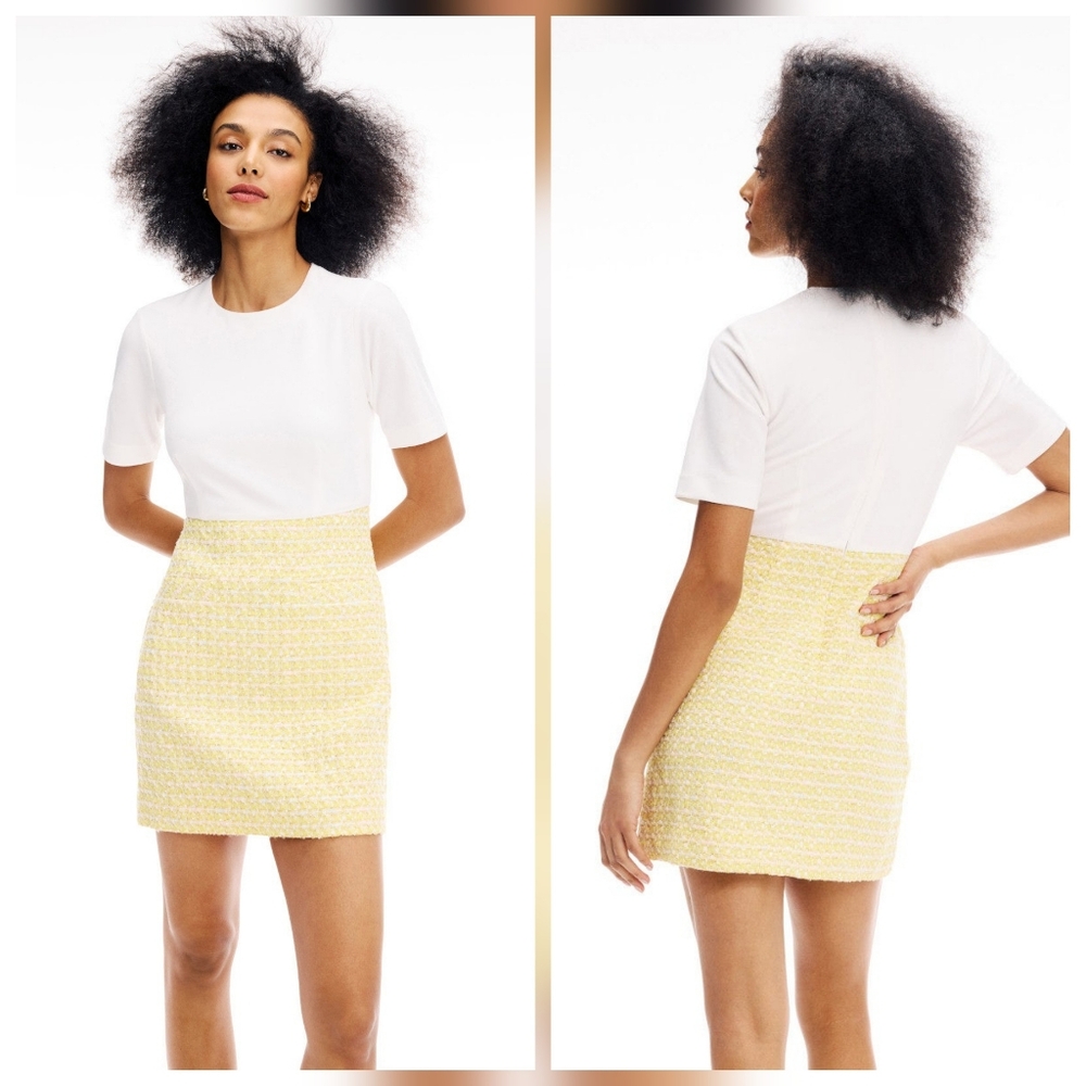 Jason Wu  Short Sleeve Tweed Casual Dresses Crew neck Short Sleeve Size 6